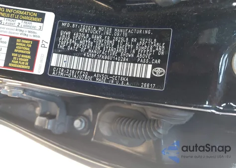 2016 Toyota Camry Se from USA, damaged, VIN 4T1BF1FK8GU140284